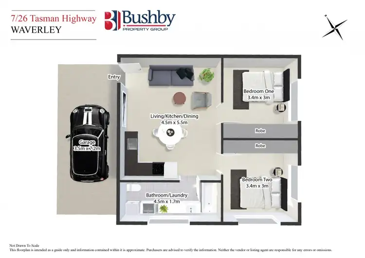 Floorplan of Homely house listing, 7/26 Tasman Highway, Waverley TAS 7250