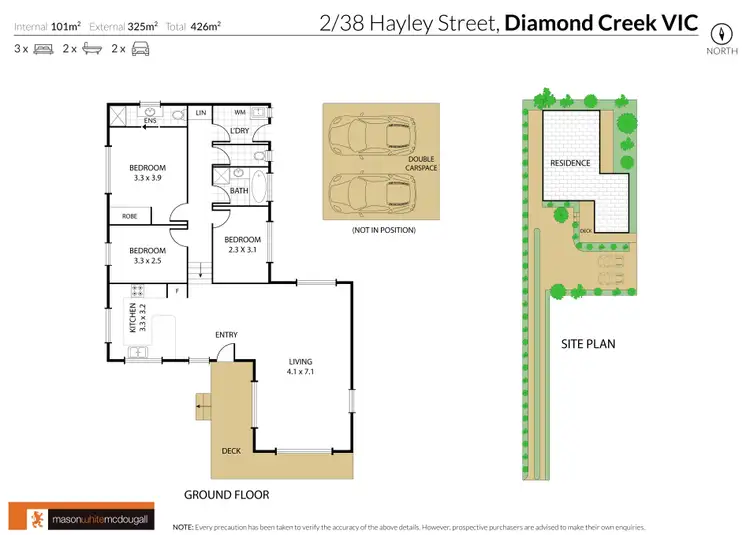Floorplan of Homely house listing, 2/38 Haley Street, Diamond Creek VIC 3089