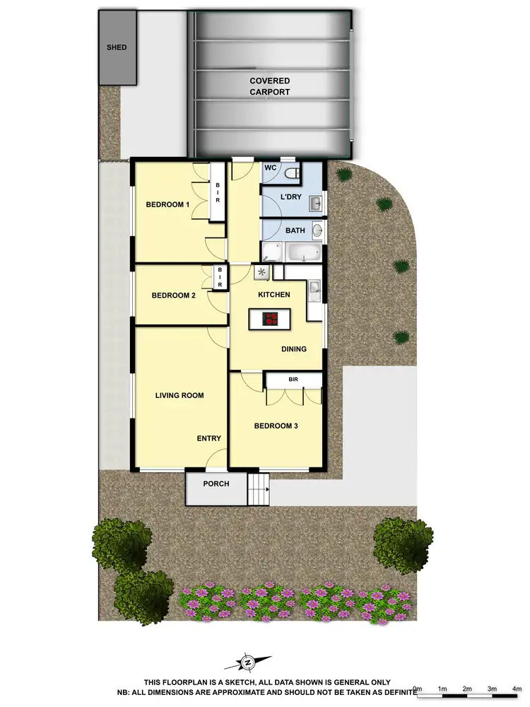 Floorplan of Homely unit listing, 1/186 Dorset Road, Boronia VIC 3155
