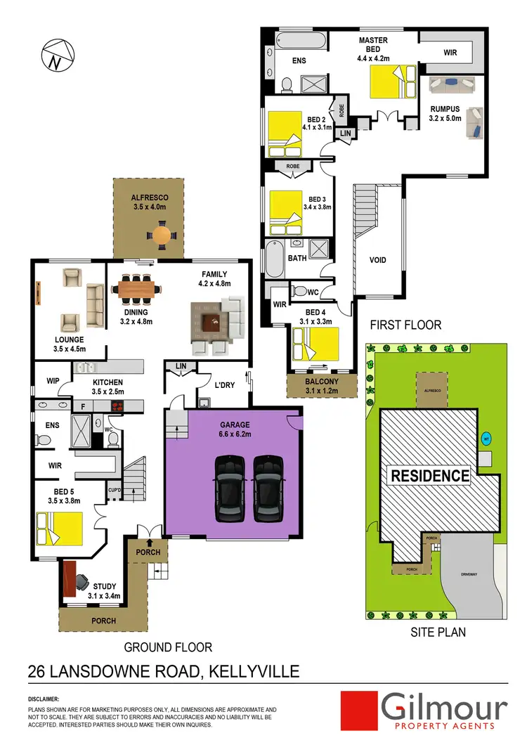 Floorplan of Homely house listing, 26 Lansdowne Road, Kellyville NSW 2155