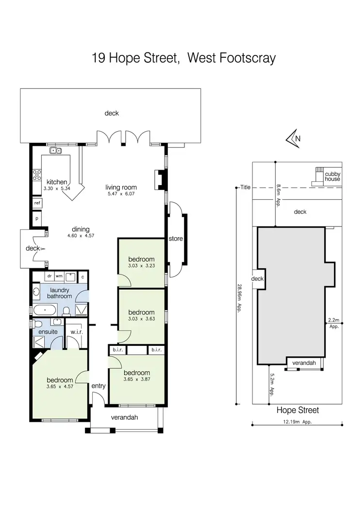 Floorplan of Homely house listing, 19 Hope Street, West Footscray VIC 3012