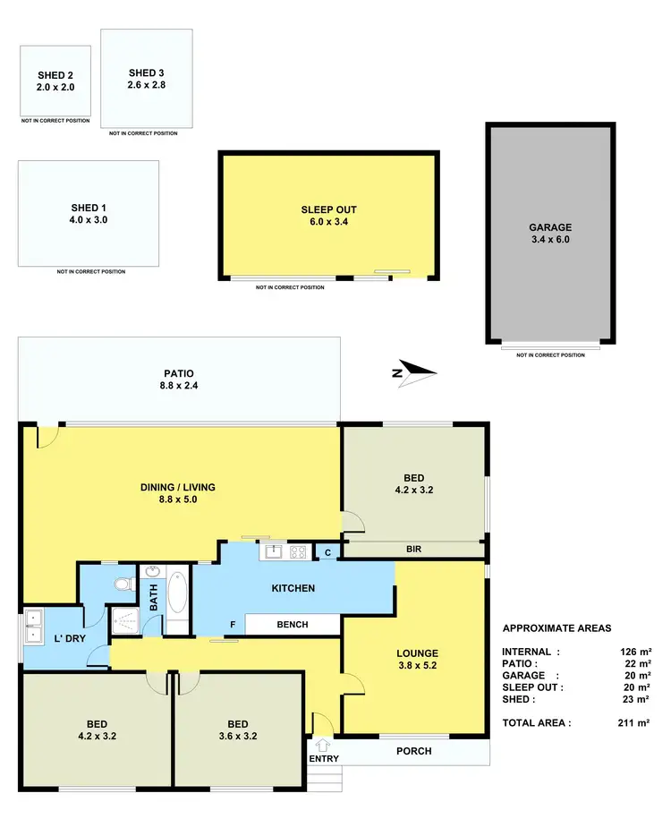 Floorplan of Homely house listing, 4 Hannibal St, Palmyra WA 6157