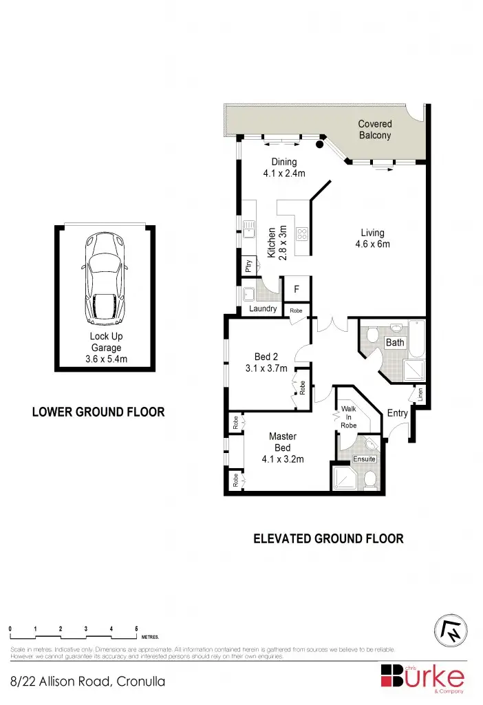Floorplan of Homely unit listing, 8/22-26 Allison Road, Cronulla NSW 2230