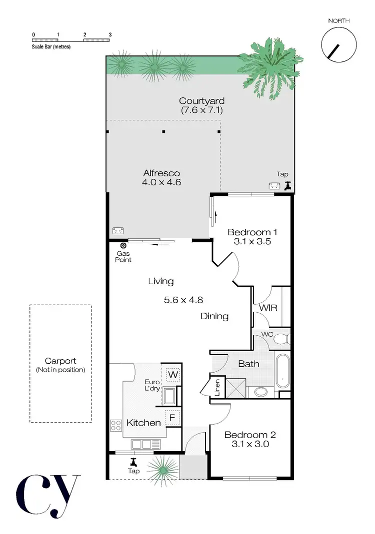 Floorplan of Homely house listing, 27/56 Moondine Drive, Wembley WA 6014
