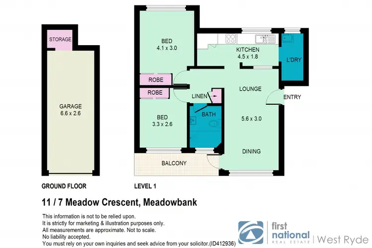 Floorplan of Homely apartment listing, 11/7 Meadow Crescent,, Meadowbank NSW 2114
