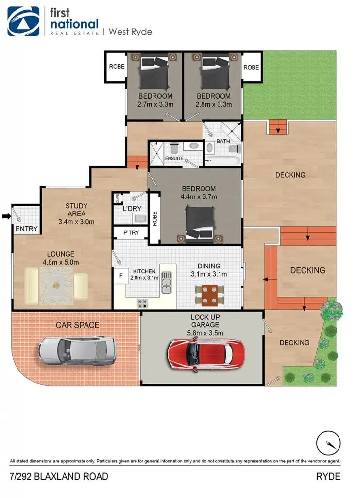 Floorplan of Homely villa listing, 7/292-296 Blaxland Road, Ryde NSW 2112