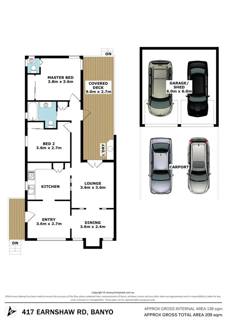 Floorplan of Homely house listing, 417 Earnshaw Road, Banyo QLD 4014