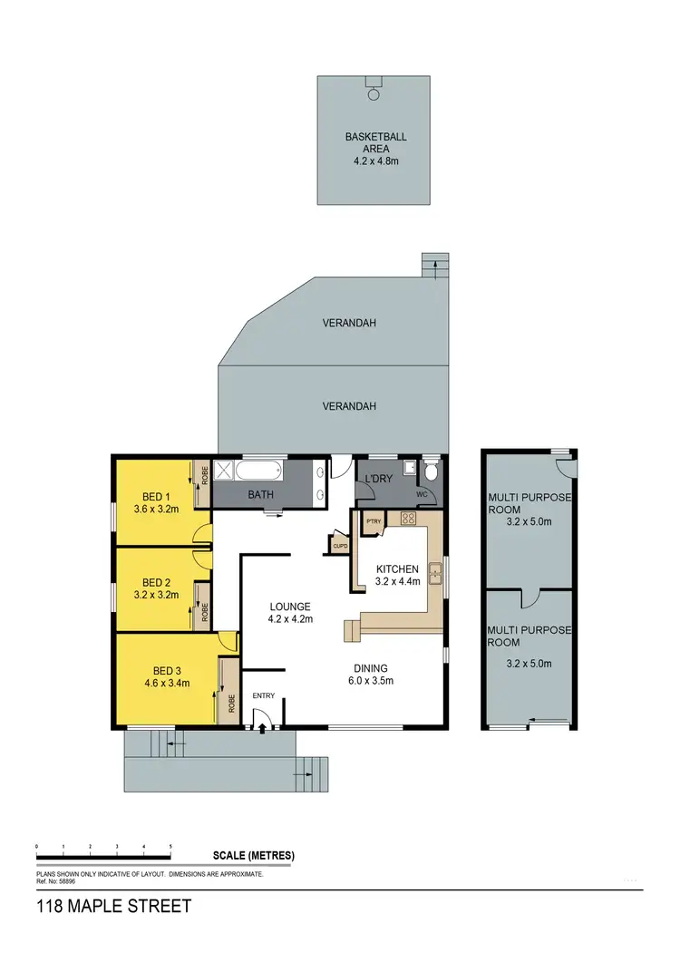 Floorplan of Homely house listing, 118 Maple Street, Golden Square VIC 3555