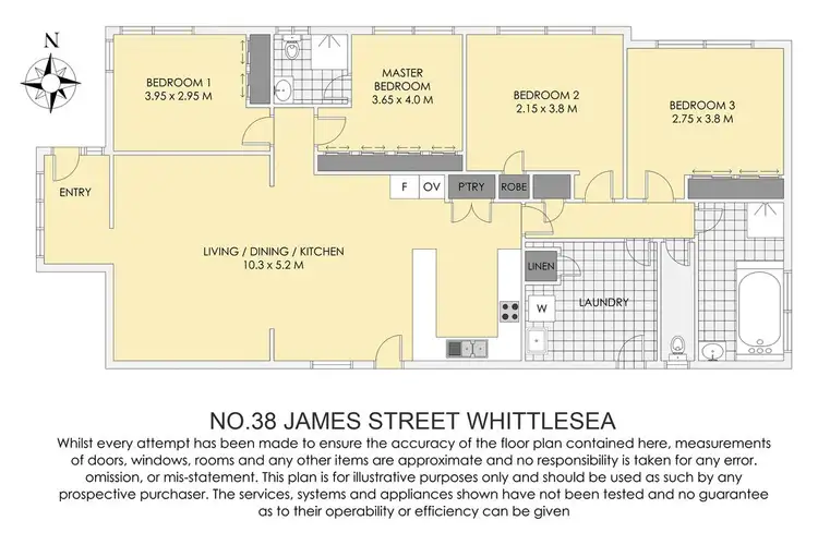 Floorplan of Homely house listing, 38 James Street, Whittlesea VIC 3757
