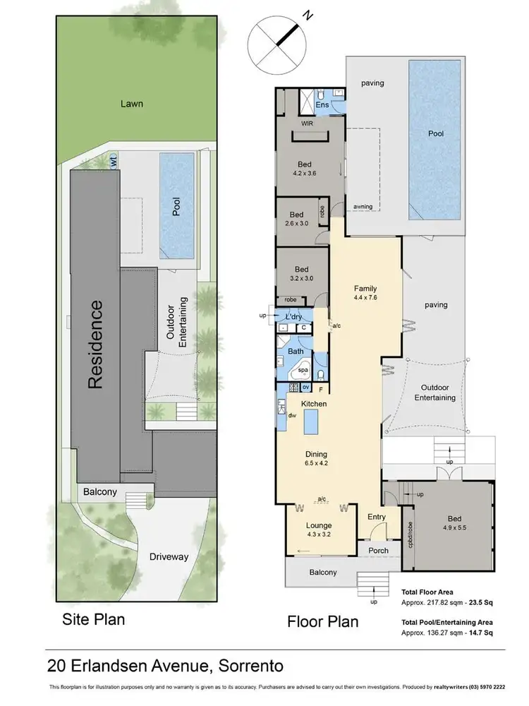 Floorplan of Homely house listing, 20 Erlandsen Avenue, Sorrento VIC 3943