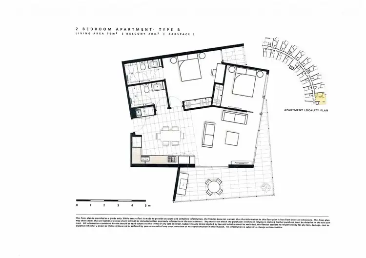 Floorplan of Homely apartment listing, 110/41-45 Edgewater Boulevard, Maribyrnong VIC 3032