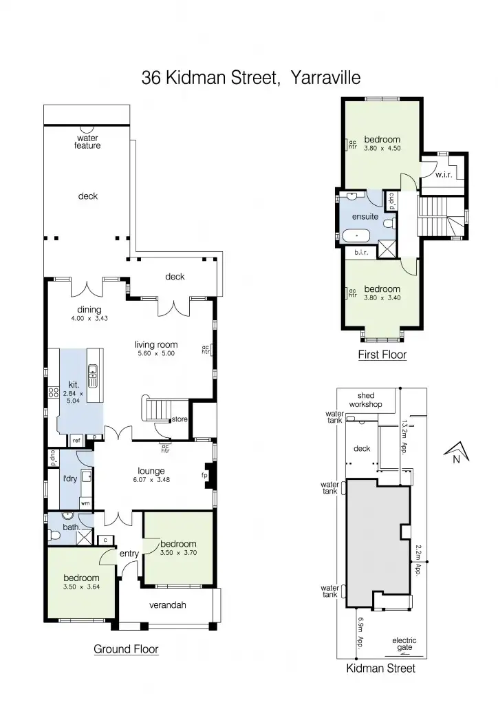 Floorplan of Homely house listing, 36 Kidman Street, Yarraville VIC 3013