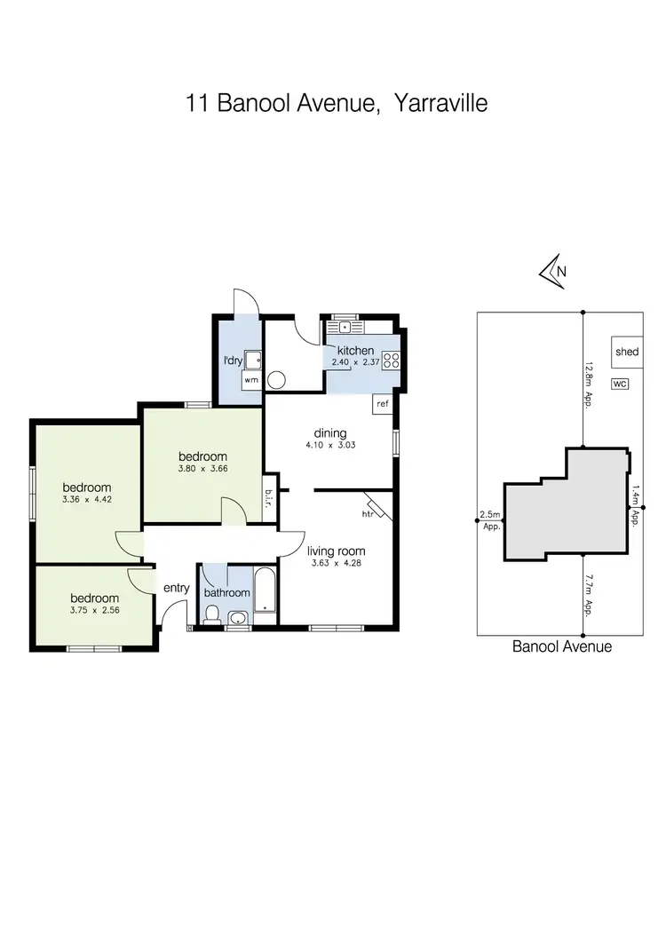 Floorplan of Homely house listing, 11 Banool Avenue, Yarraville VIC 3013