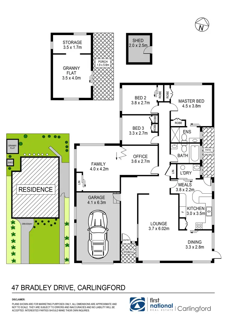 Floorplan of Homely house listing, 47 Bradley Drive, Carlingford NSW 2118
