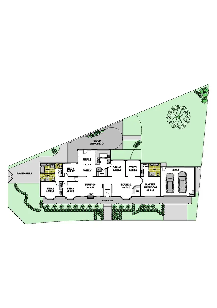 Floorplan of Homely house listing, 2 Keller Close, Greenvale VIC 3059