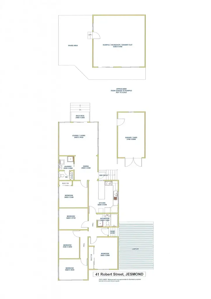 Floorplan of Homely house listing, 41 Robert Street, Jesmond NSW 2299
