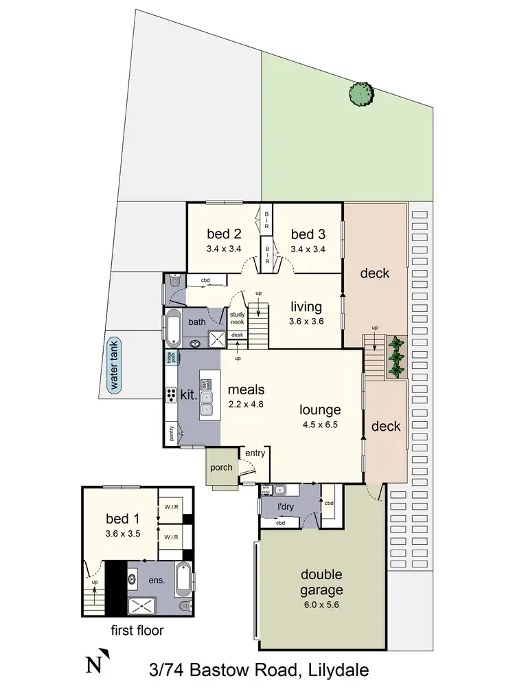 Floorplan of Homely house listing, 3/74 Bastow Road, Lilydale VIC 3140