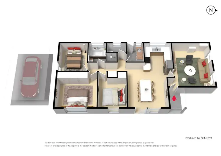 Floorplan of Homely house listing, 18 Daphne Crescent, Werribee VIC 3030