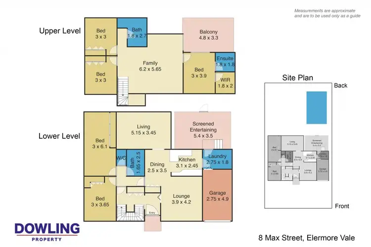 Floorplan of Homely house listing, 8 Max Street, Elermore Vale NSW 2287