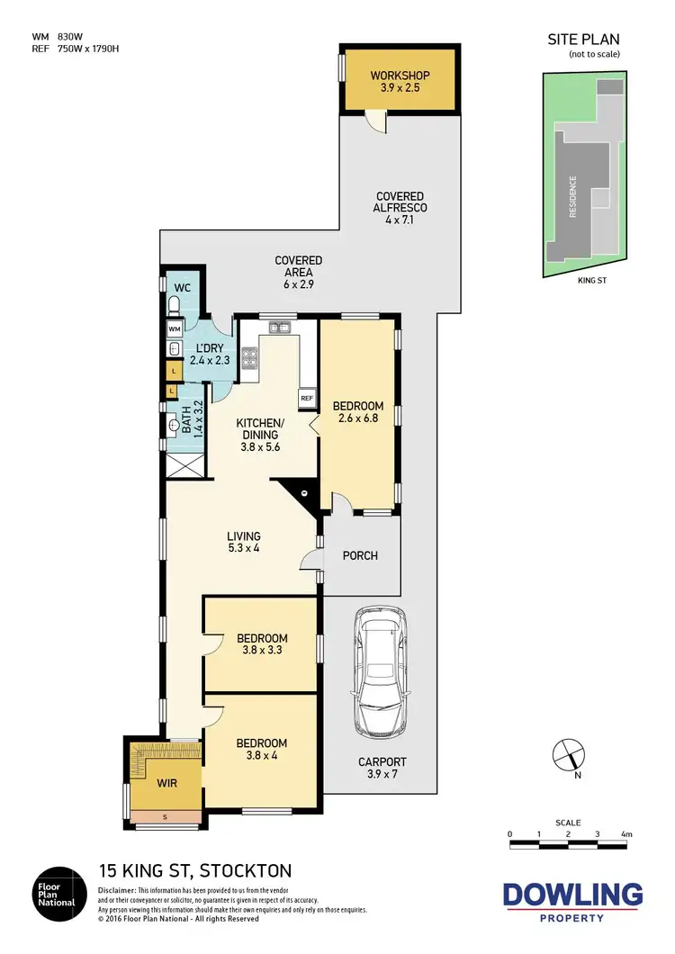 Floorplan of Homely house listing, 15 King Street, Stockton NSW 2295