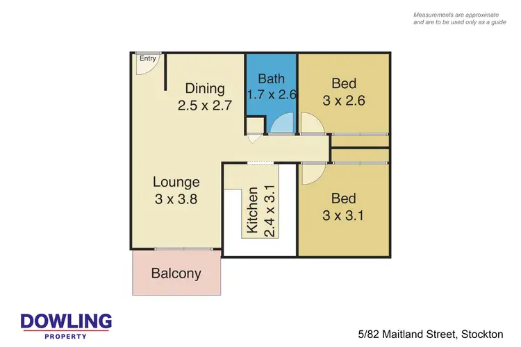 Floorplan of Homely house listing, 5/82 Maitland Street, Stockton NSW 2295