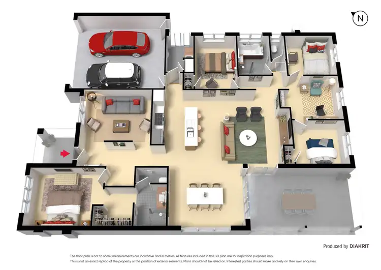 Floorplan of Homely house listing, 99 Long Tree Drive, Melton West VIC 3337