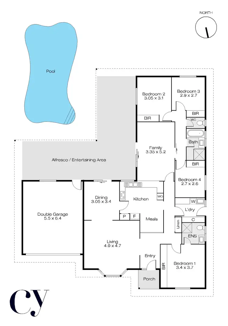 Floorplan of Homely house listing, 8 Stanbury Way, Booragoon WA 6154
