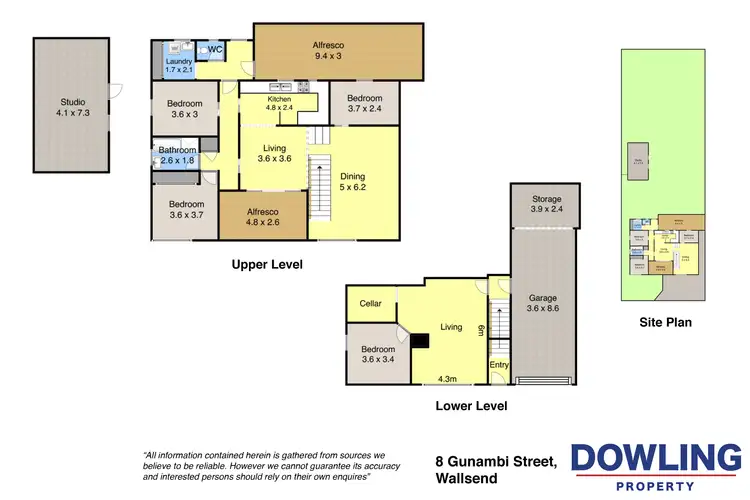 Floorplan of Homely house listing, 8 Gunambi Street, Wallsend NSW 2287