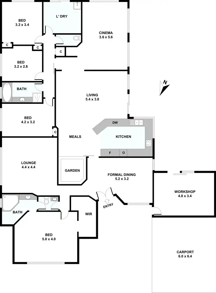 Floorplan of Homely house listing, 17 Haywood Trail, Leeming WA 6149