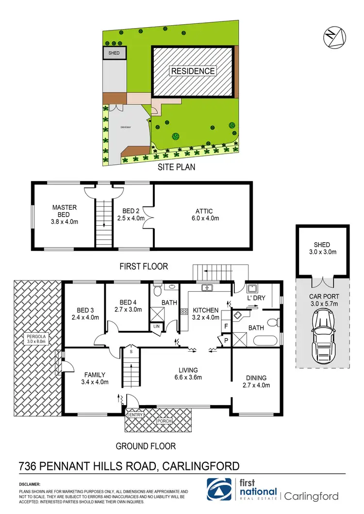 Floorplan of Homely house listing, 736 Pennant Hills Road, Carlingford NSW 2118