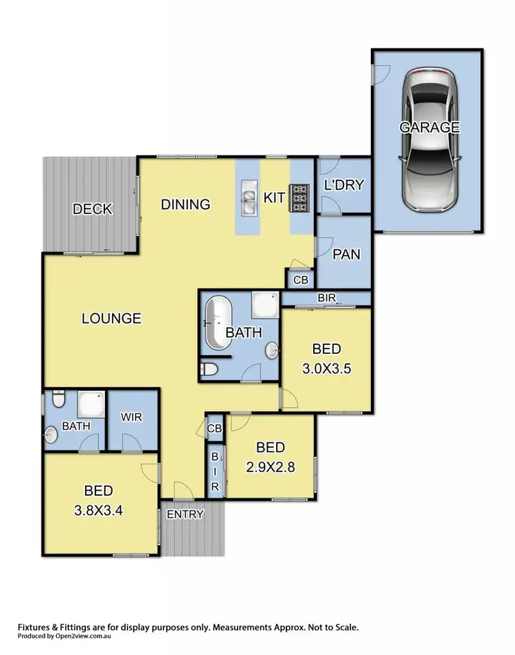 Floorplan of Homely house listing, 3A Farrell Avenue, Yarra Glen VIC 3775