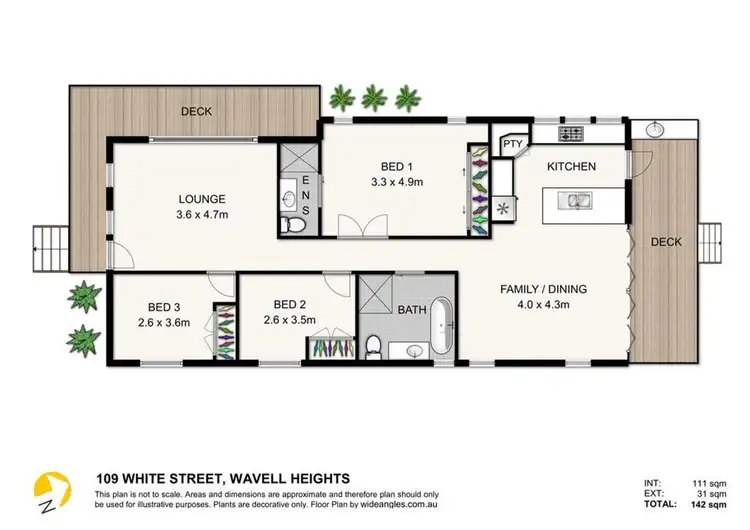 Floorplan of Homely house listing, 109 White Street, Wavell Heights QLD 4012