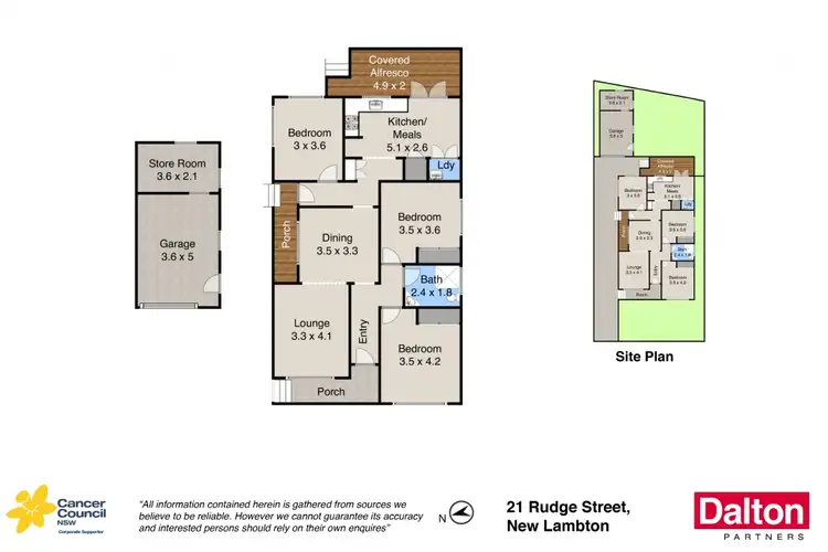 Floorplan of Homely house listing, 21 Rudge Street, New Lambton NSW 2305