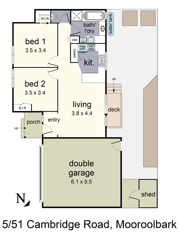 Floorplan of Homely house listing, 5/51 Cambridge Road, Mooroolbark VIC 3138
