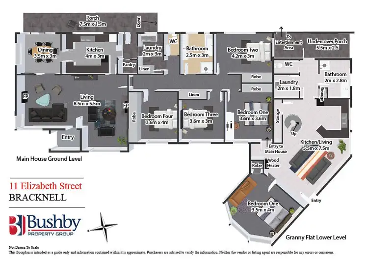 Floorplan of Homely house listing, 11 Elizabeth Street, Bracknell TAS 7302