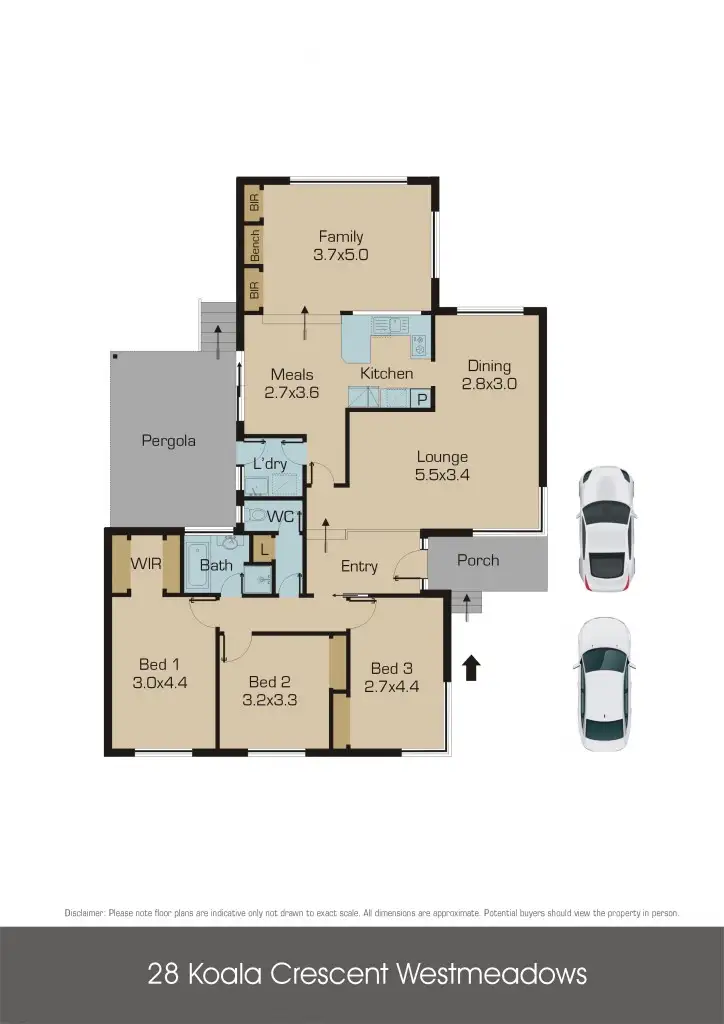 Floorplan of Homely house listing, 28 Koala Crescent, Westmeadows VIC 3049