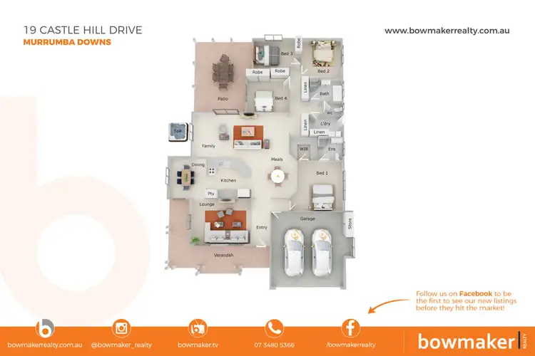 Floorplan of Homely house listing, 19 Castle Hill Drive, Murrumba Downs QLD 4503