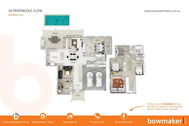 Floorplan of Homely house listing, 10 Pratincole Close, Mango Hill QLD 4509