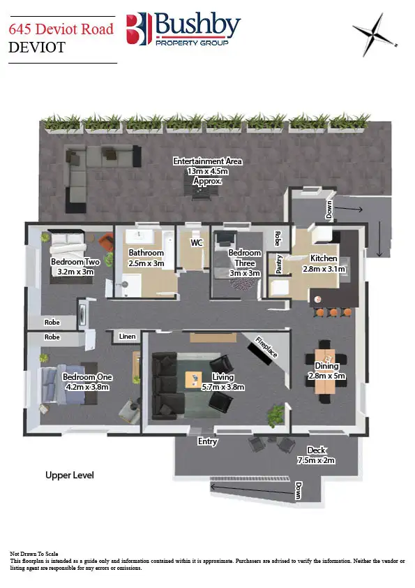 Floorplan of Homely house listing, 645 Deviot Road, Deviot TAS 7275