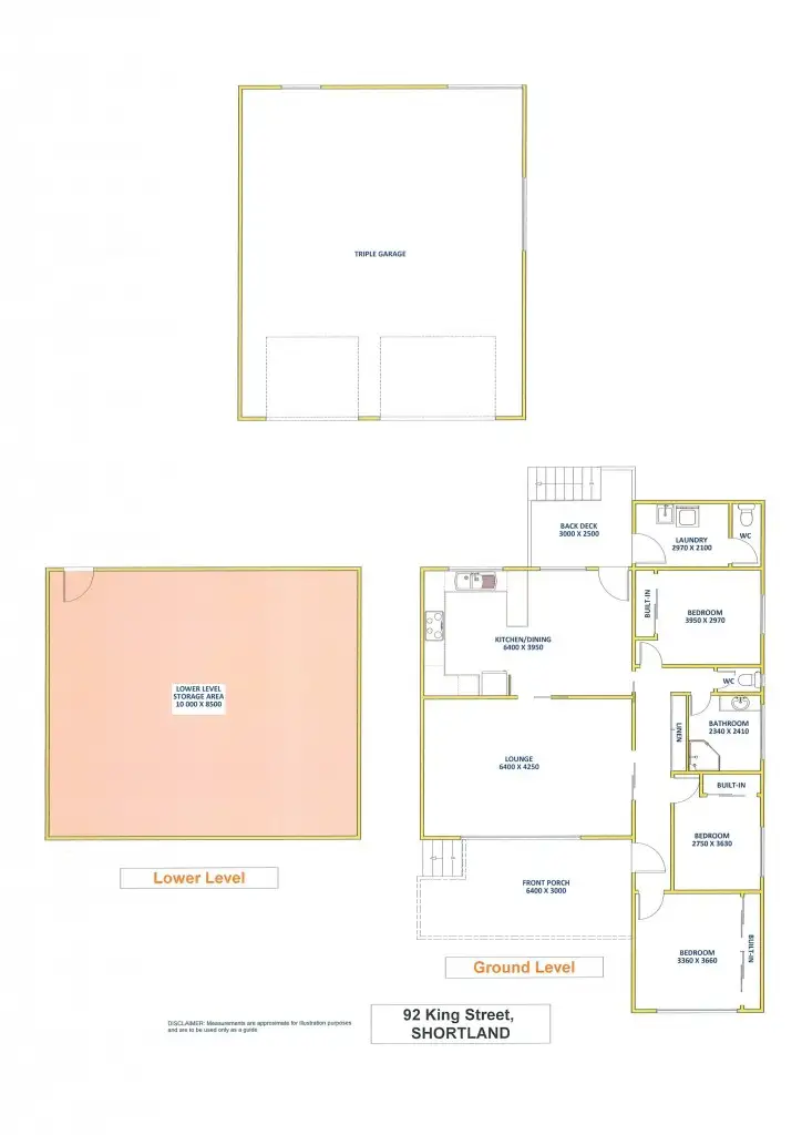 Floorplan of Homely house listing, 92 King Street, Shortland NSW 2307