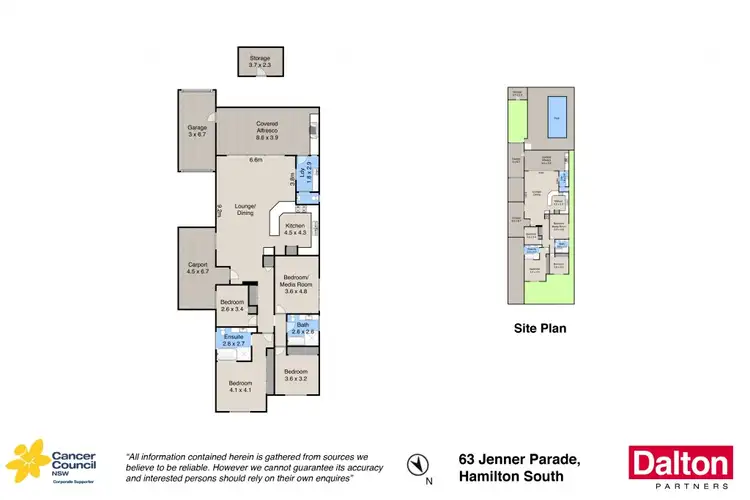 Floorplan of Homely house listing, 63 Jenner Parade, Hamilton South NSW 2303