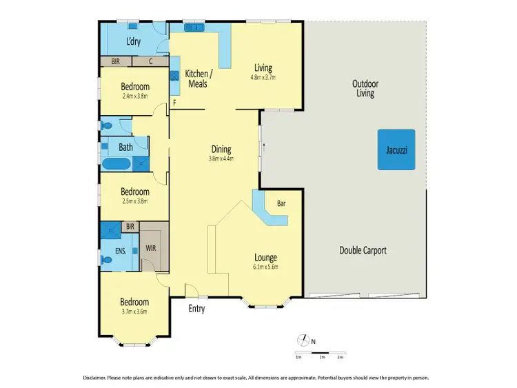 Floorplan of Homely house listing, 20 Barbary Crescent, Taylors Lakes VIC 3038