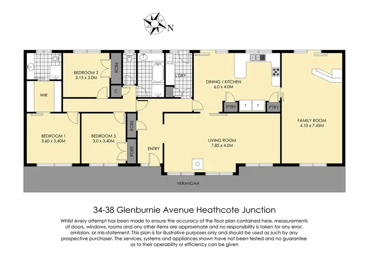 Floorplan of Homely house listing, 34 to 38 Glenburnie Avenue, Heathcote Junction VIC 3758