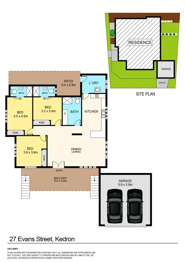 Floorplan of Homely house listing, 27 Evans Street, Kedron QLD 4031
