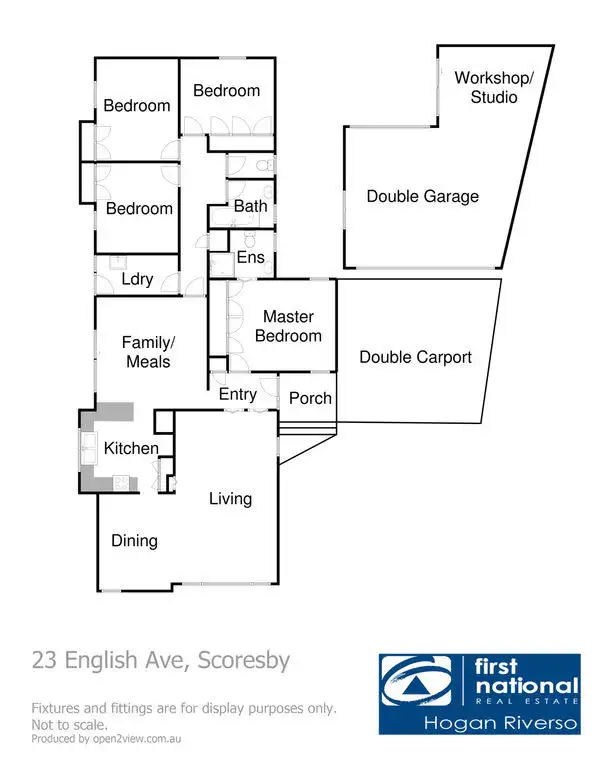 Floorplan of Homely house listing, 23 English Avenue, Scoresby VIC 3179