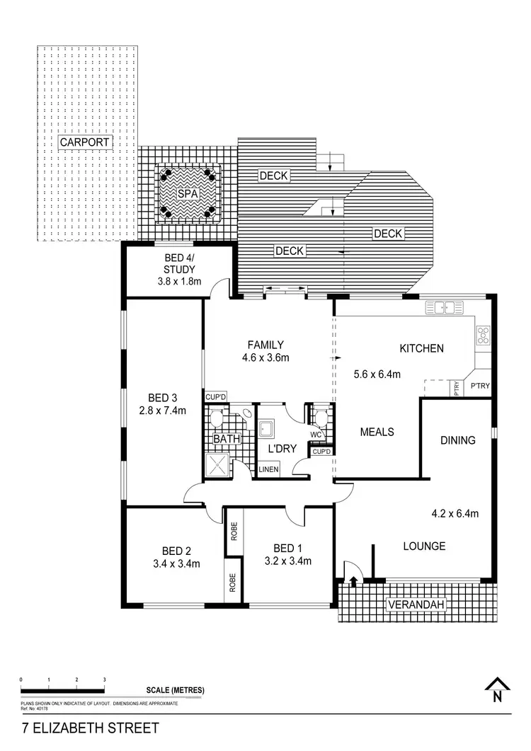 Floorplan of Homely house listing, 7 Elizabeth Street, Spring Gully VIC 3550
