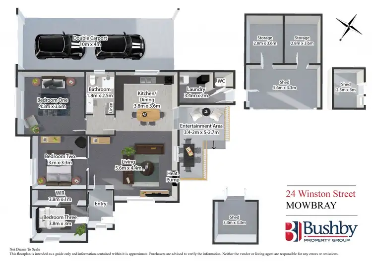 Floorplan of Homely house listing, 24 Winston Street, Mowbray TAS 7248