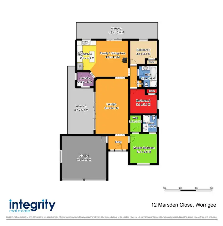 Floorplan of Homely house listing, 12 Marsden Close, Worrigee NSW 2540