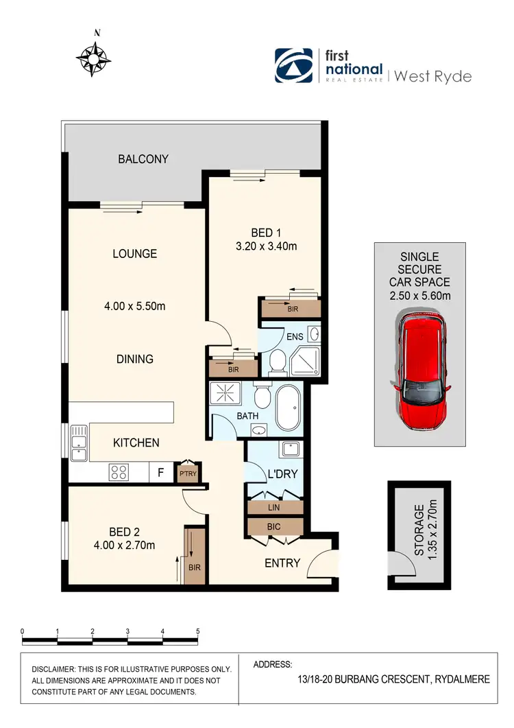 Floorplan of Homely apartment listing, 13/18-20 Burbang Crescent, Rydalmere NSW 2116