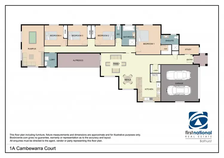 Floorplan of Homely house listing, 1A Cambewarra Court, Kelso NSW 2795